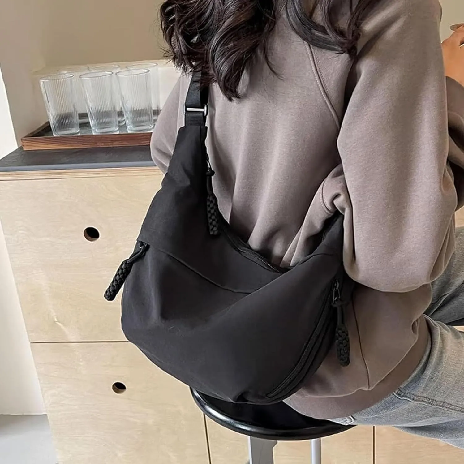 Limorence Crossbody Bag, Fashion Nylon Crossbody Suitable For Daily Use