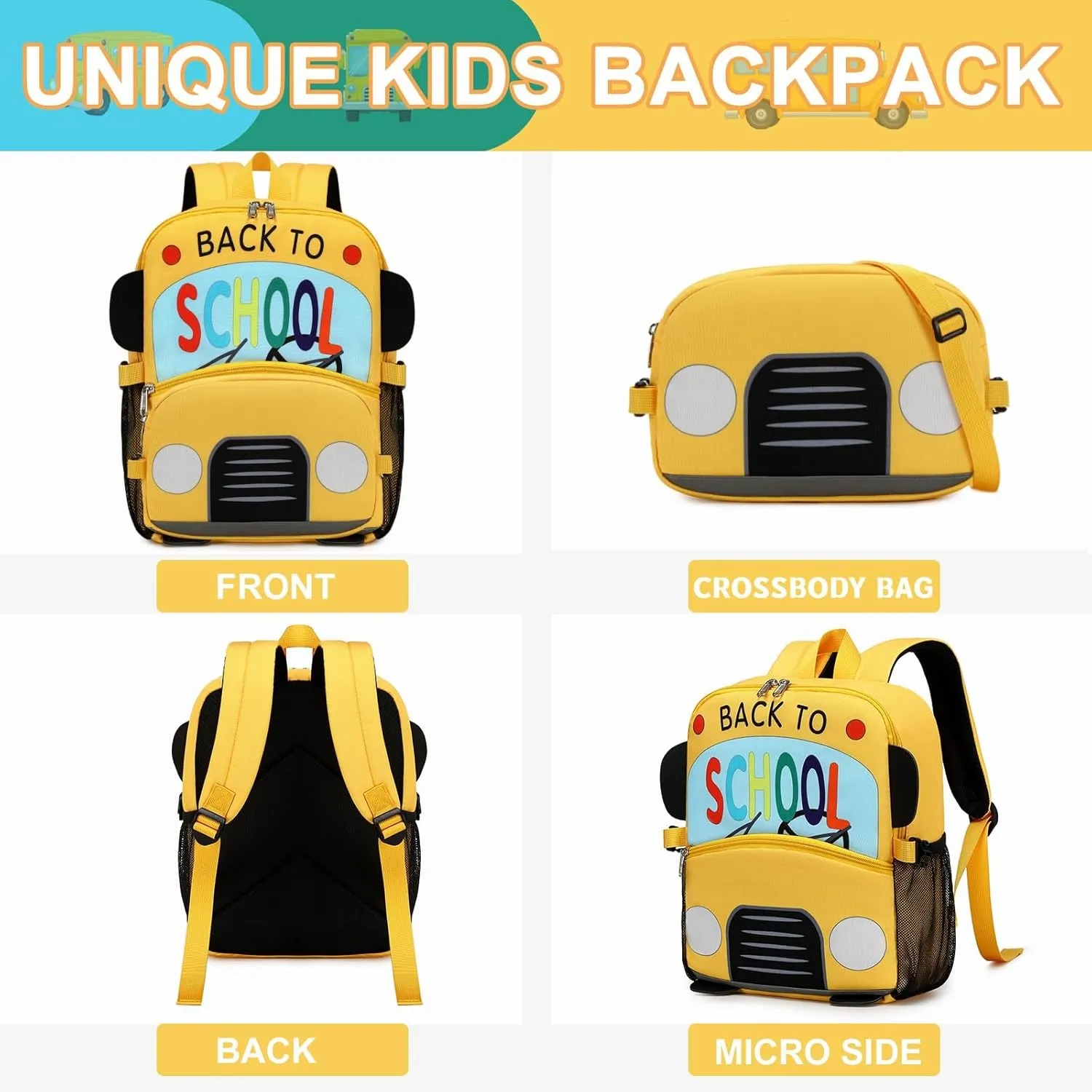 LOIDOU Backpack Boys Girls Preschool Backpacks for Kids School Bags Kindergarten BookBag Set Toddler Backpack with Lunch Box