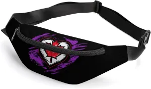 Love Canada Canadians Heart Crossbody Fanny Pack Waist Packs Adjustable Shoulder Bags Sling Bag for Hiking Running Cycling