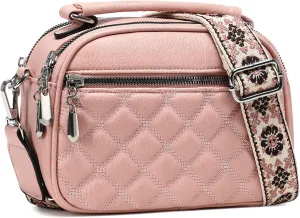 Love Deliver Crossbody Bags for Women Vegan Leather Shoulder Handbag Trendy Crossbody Purses with Adjustable Wide Strap