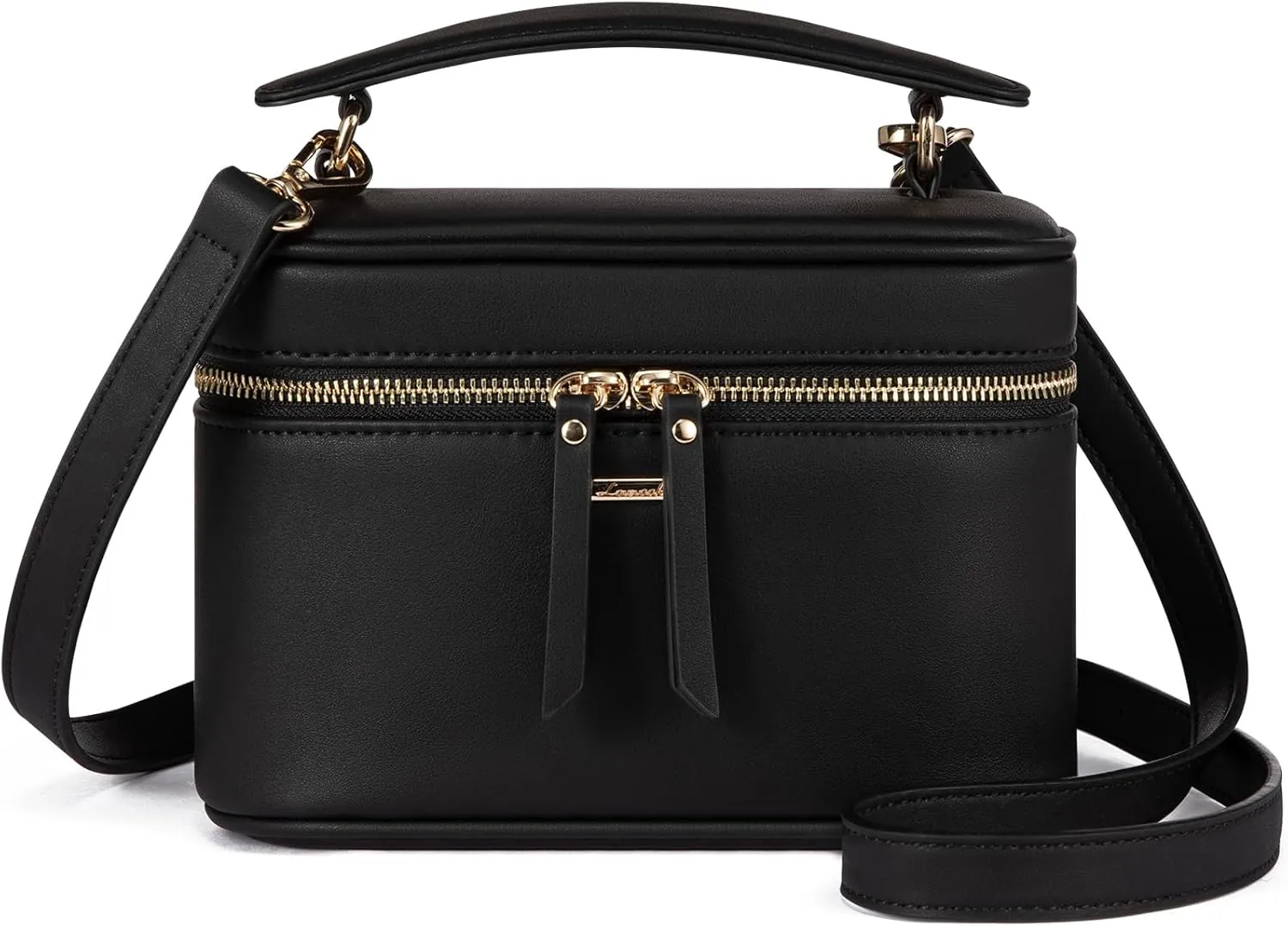 LOVEVOOK Crossbody Bag for Women, Top Handle Shoulder Pouch Purse Small PU Leather Satchel Handbag, Flap Box Bag for Ladies