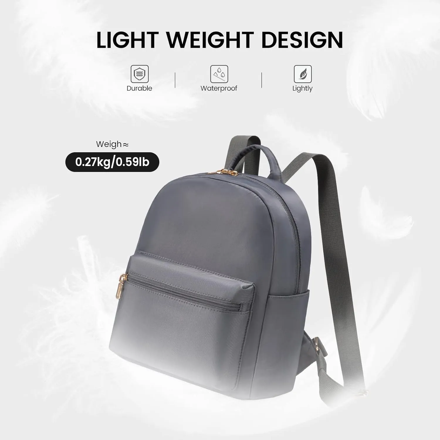 LOVEVOOK Mini Backpack for Women Light Weight Small Waterproof Backpack Purses Daily Backpack…