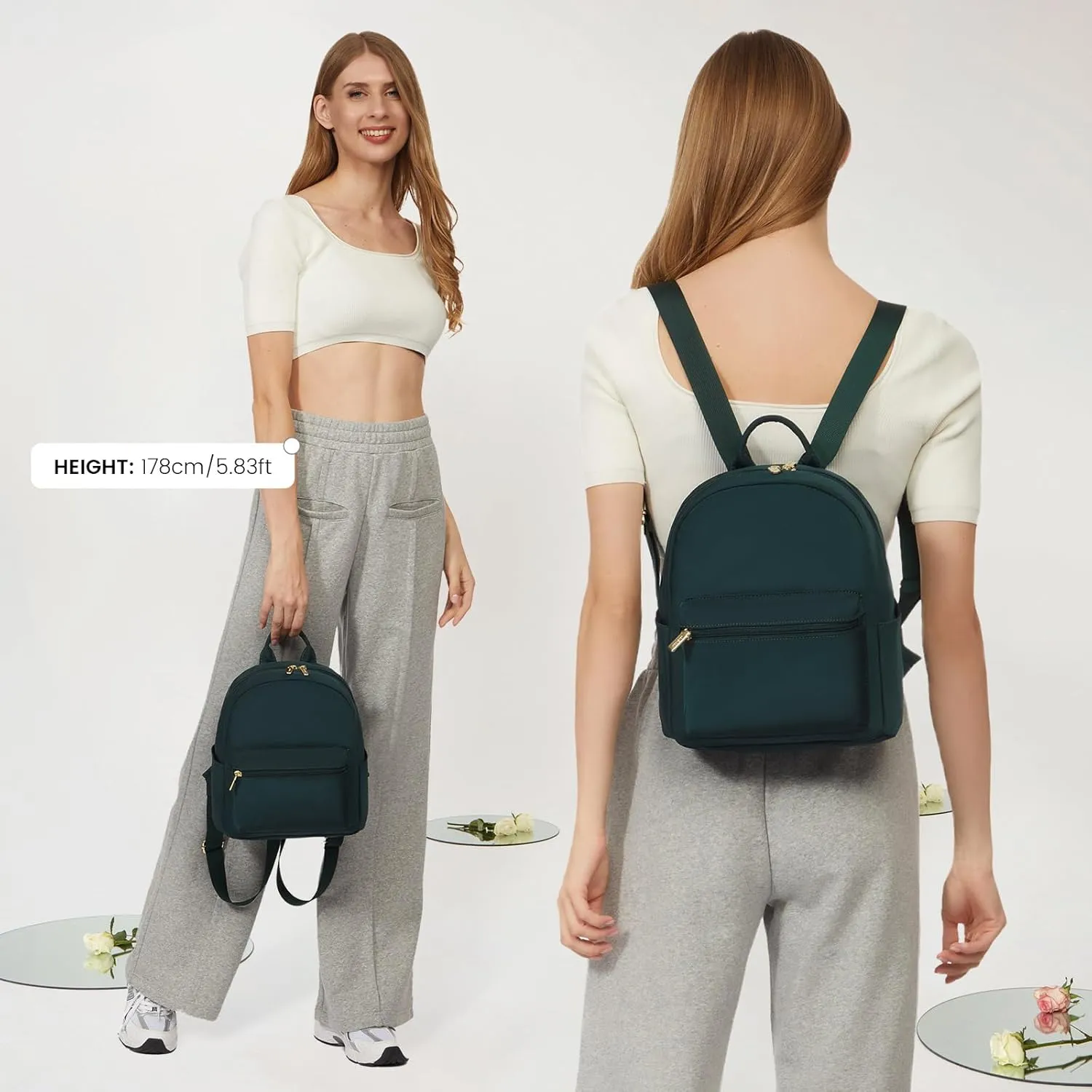 LOVEVOOK Mini Backpack for Women Light Weight Small Waterproof Backpack Purses Daily Backpack…