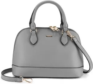 LOVEVOOK Purse for Women Small Crossbody Bags Classic Double Zip Top Handle Dome Satchel Bag