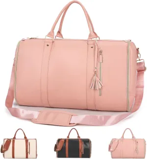 Luux Travel Duffle Bag for Women, Pink