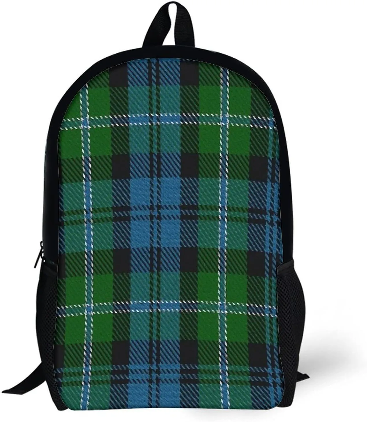 Lyon Clan Family Tartan Backpack Lightweight Waterproof Backpacks Laptop Backpack for Unisex Casual Travel Daypacks Large Capacity