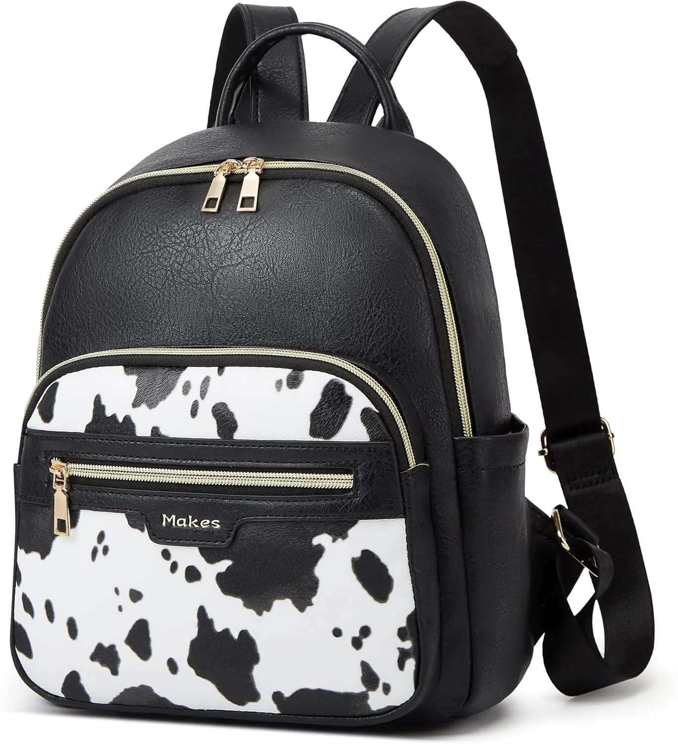 Makes Mini Backpack for Women, Stylish Daypack Purse Handbag Small Casual Daily Travel Bag, Lady Girls Gifts for Work School, 2pcs Sets