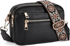 Makes Small Sling Bag for Women, Vegan Leather Fanny Pack Crossbody Bags for Women, Chest Bag With Wide Strap