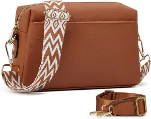 Makes Small Sling Bag for Women, Vegan Leather Fanny Pack Crossbody Bags for Women, Chest Bag With Wide Strap