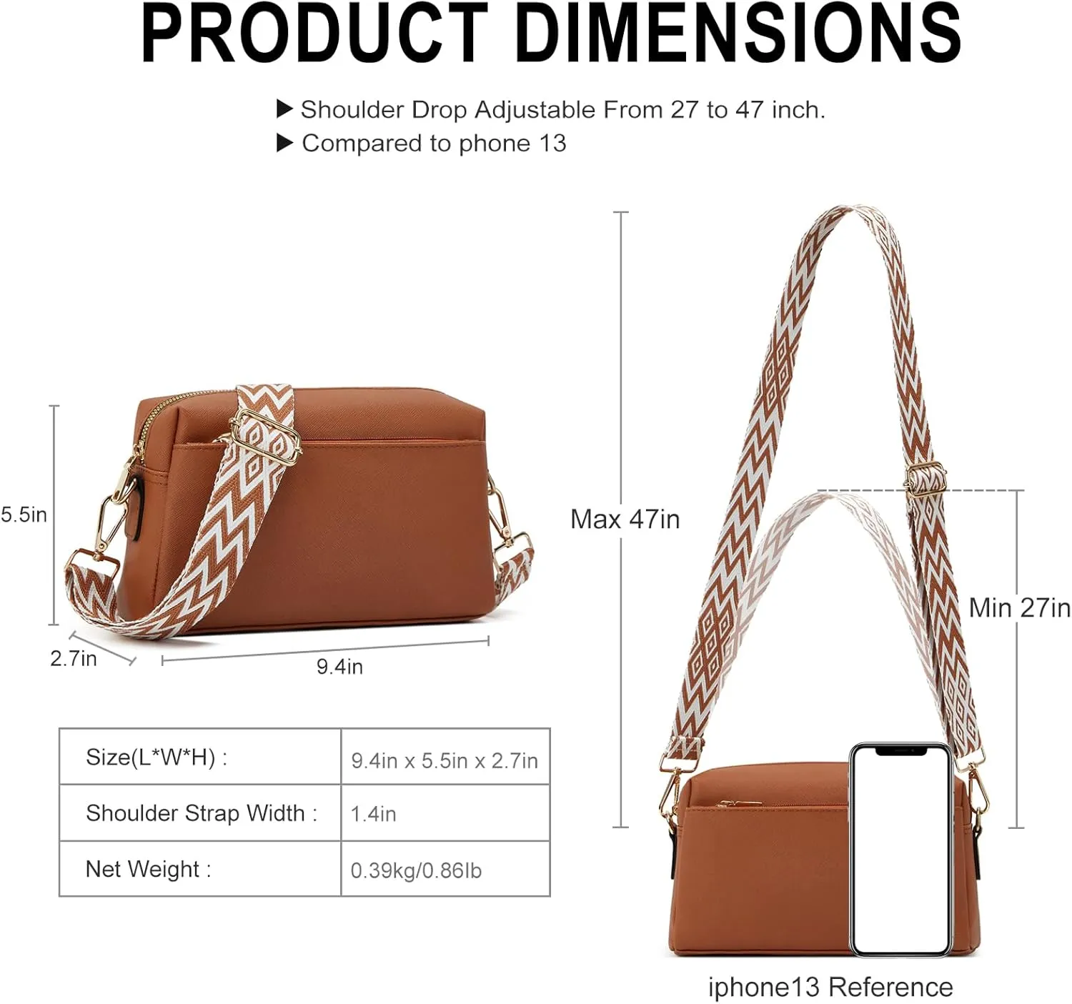 Makes Small Sling Bag for Women, Vegan Leather Fanny Pack Crossbody Bags for Women, Chest Bag With Wide Strap