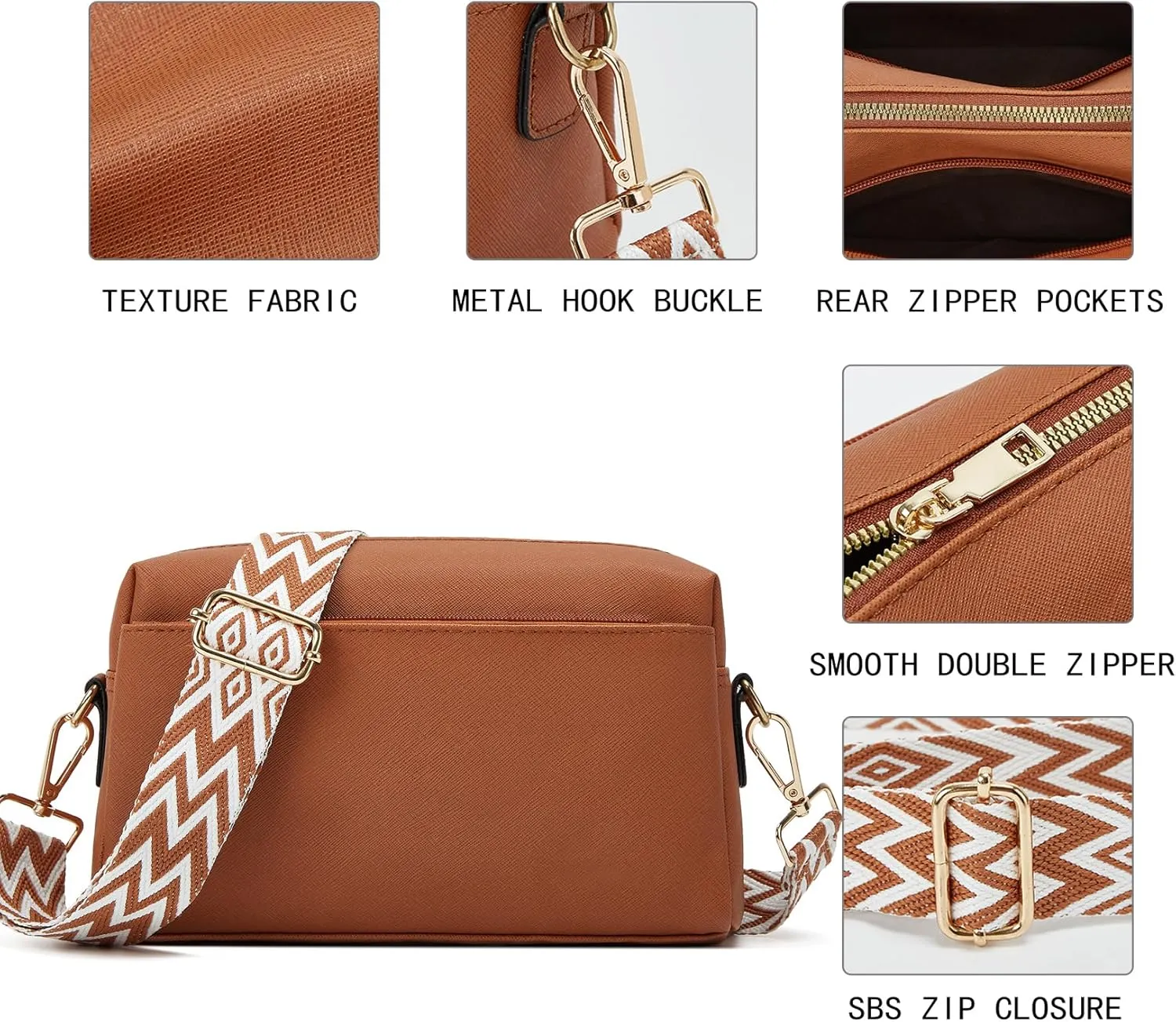 Makes Small Sling Bag for Women, Vegan Leather Fanny Pack Crossbody Bags for Women, Chest Bag With Wide Strap