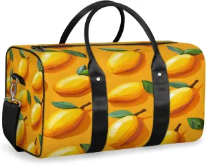 Mango Duffle Bag for Travel, Overnight Weekend Gym Carry On Luggage Bag, Fruit Travel Duffel Bag for Men Women