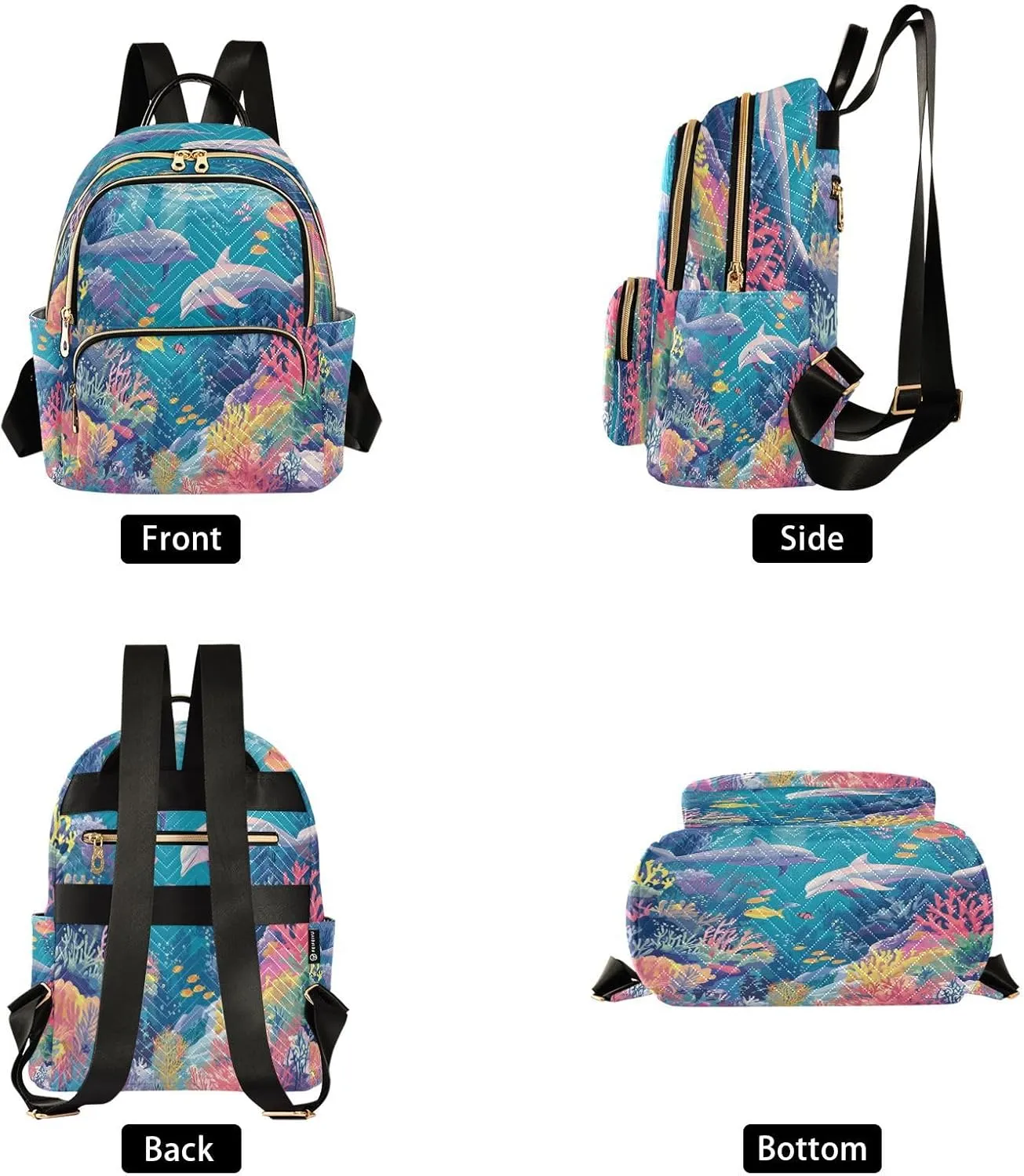 Maritime World Women Backpack Purse Fashion Ladies Shoulder Bag Casual College Travel Backpacks Bag Small