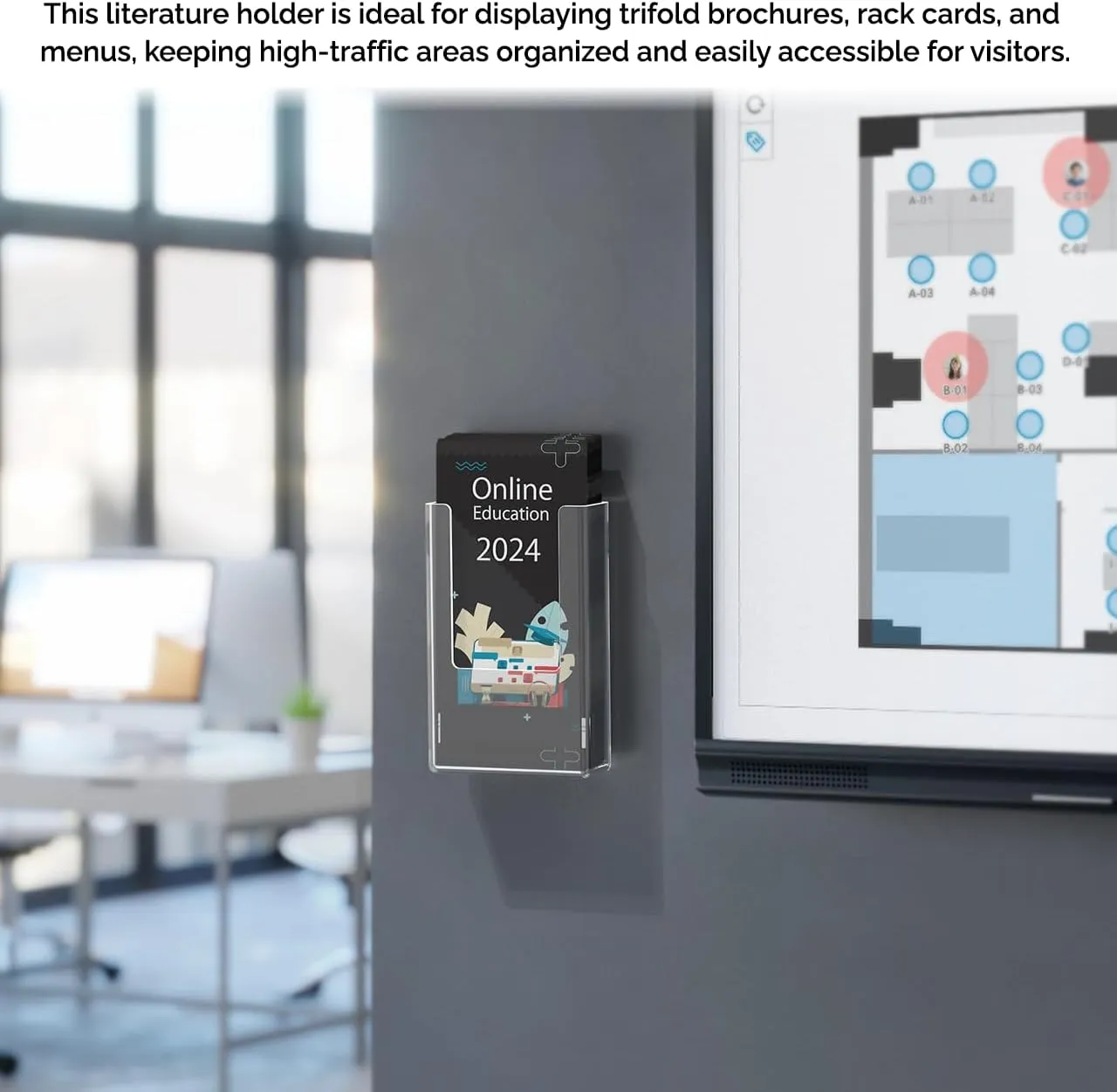 Marketing Holders Milk Bags Storage Holder with Hardware 4 Inch Wide Wall Mountable Space Saving Grab and Go Clear Acrylic Caddy Perfect for New Moms