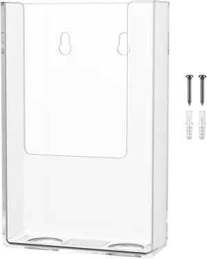 Marketing Holders Milk Bags Storage Holder with Hardware 4 Inch Wide Wall Mountable Space Saving Grab and Go Clear Acrylic Caddy Perfect for New Moms