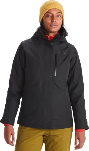 MARMOT Women's Ramble 3-in-1 Component Jacket - Recycled Waterproof Shell with Hood and Removable Insulated Thermal R Liner