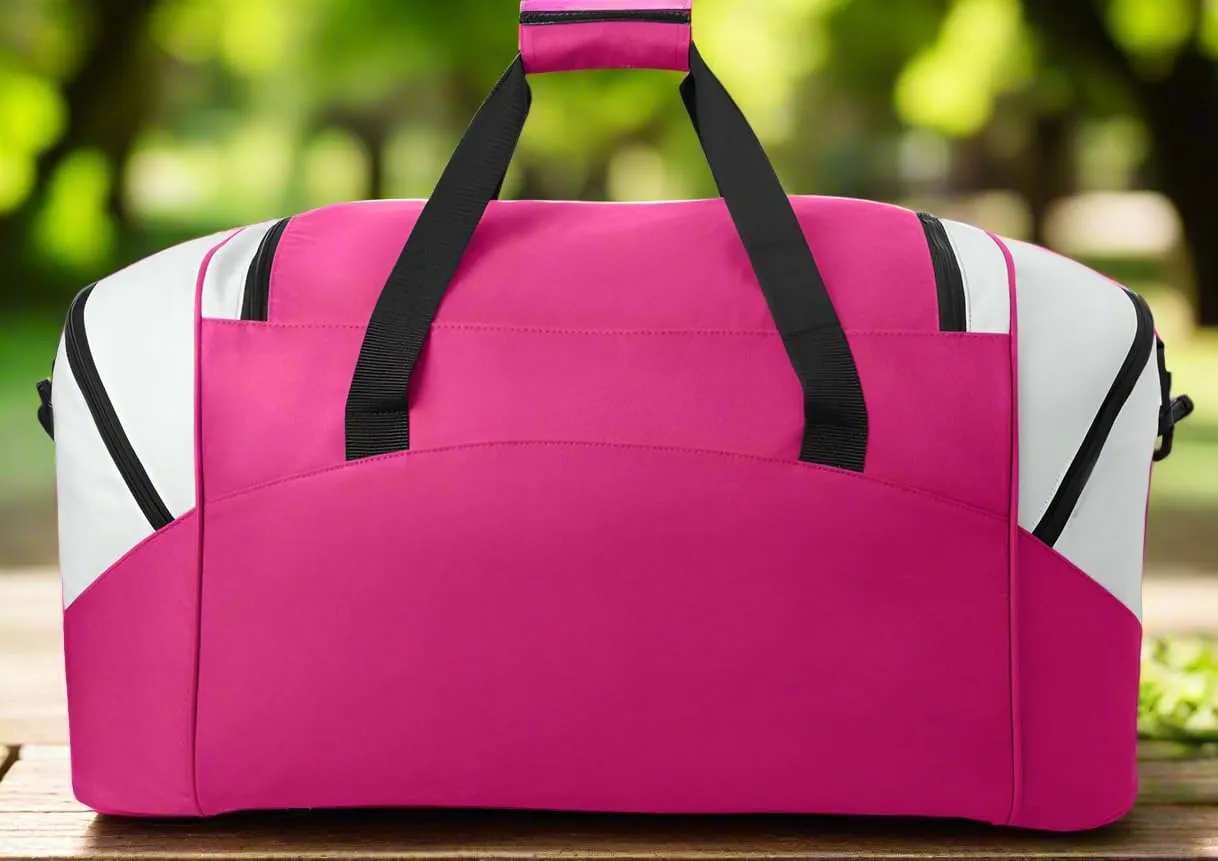 Marshall University Suitcase Duffle Bag Large Marshall Duffel Gift Idea for Her or Him (Pink)