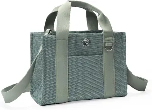 Medium Canvas Tote Bag for Women, Crossbody Satchel Bag with Adjustable Strap, Travel Purse, Work Handbag, and Everyday Bag
