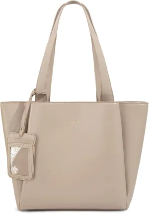 Milan Chiva Work Tote Bags for Women Middle Urban Tote Bag with Zip Compartments