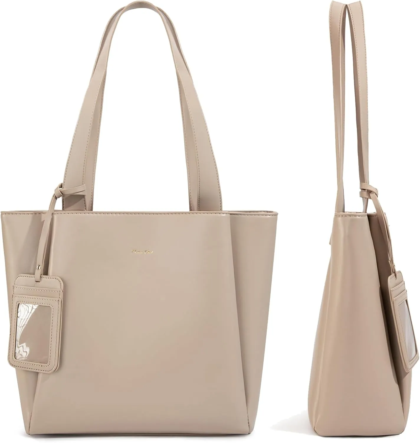 Milan Chiva Work Tote Bags for Women Middle Urban Tote Bag with Zip Compartments