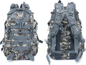 Military Tactical Backpack 25l for Men Hiking Camping Backpack with Luminous Strip Outdoor Hunting Daypack(A)