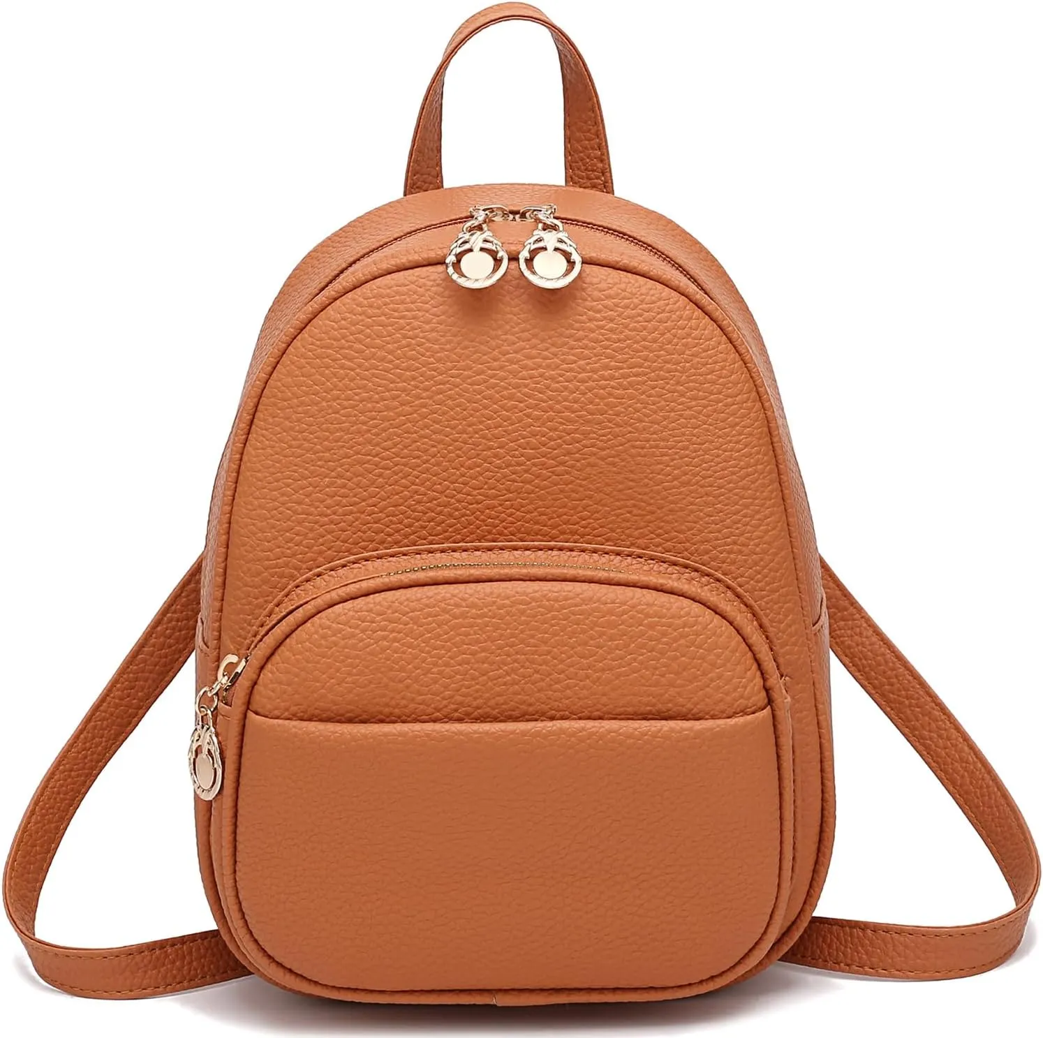 Mini Backpack for Women Girls Leather Backpacks Casual Small Daypack Shoulder Bag with Pockets
