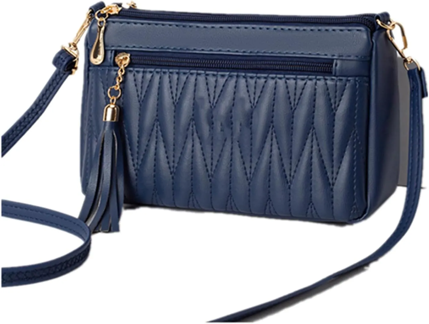 Mini Tassel Small Crossbody Bags for Women PU Leather Travel Handbag Leisure Fashion Mini Messenger Bag
