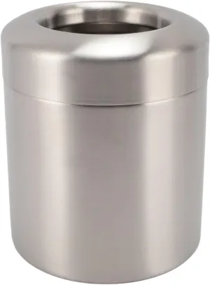 Mini Trash Can, Stainless Steel Desktop Trash Can Countertop Garbage Can for Bathroom Office Kitchen Desk