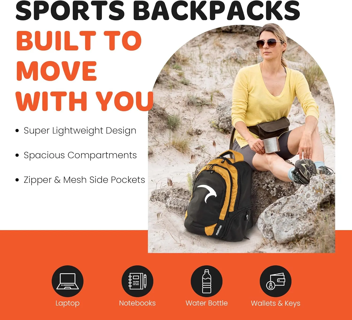 Mintra Sports Backpacks (Turtle Green, Challenger)
