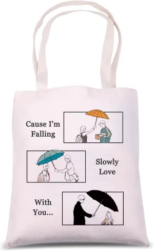 MNIGIU K-Drama Inspired Shoulder Bag Ryu Sunjae Gift Cause I'm Falling Slowly Love With You Tote Bag Kdrama Lover Gift