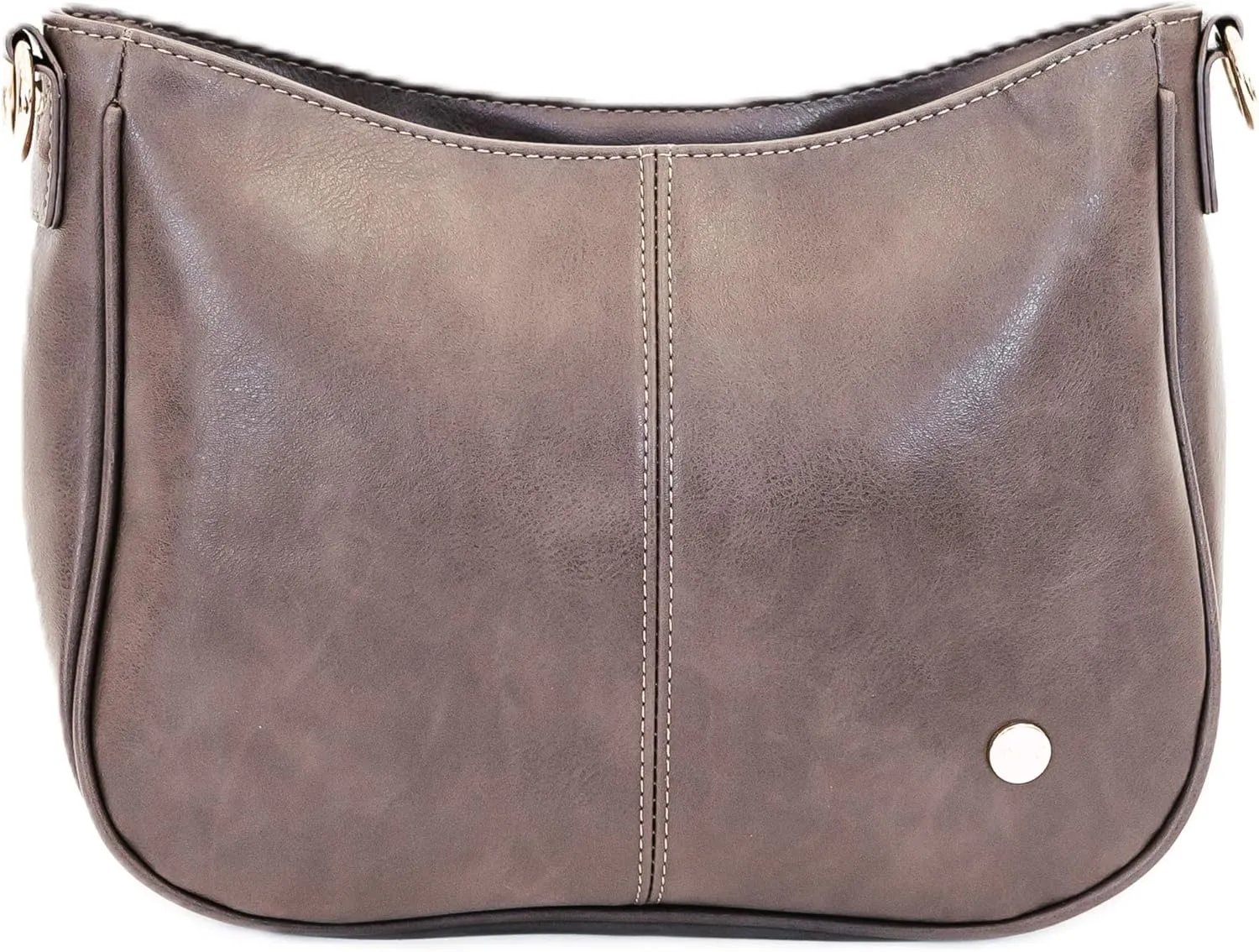 Modern Chic Crossbody Bags for Women - Marissa Saddle Crossbody, Vegan Leather Shoulder or Handbag with Two Adjustable Straps