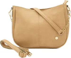 Modern Chic Crossbody Bags for Women - Marissa Saddle Crossbody, Vegan Leather Shoulder or Handbag with Two Adjustable Straps