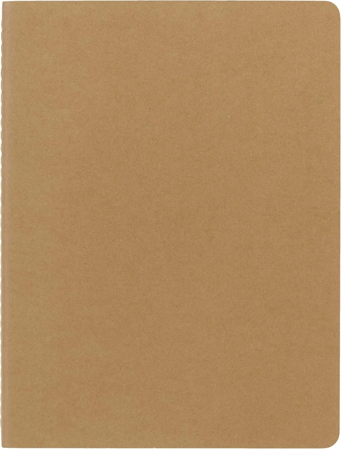 Moleskine Cahier Journal, Soft Cover, XL (7.5" x 9.5") Ruled/Lined, Kraft Brown, 120 Pages (Set of 3)