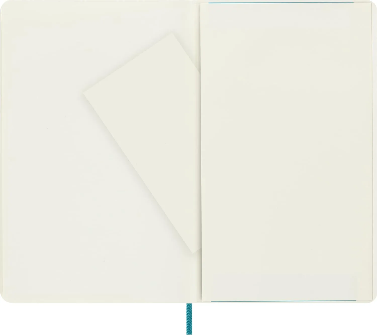 Moleskine Classic Notebook, Soft Cover, Large (5" x 8.25") Plain/Blank, Reef Blue, 192 pages