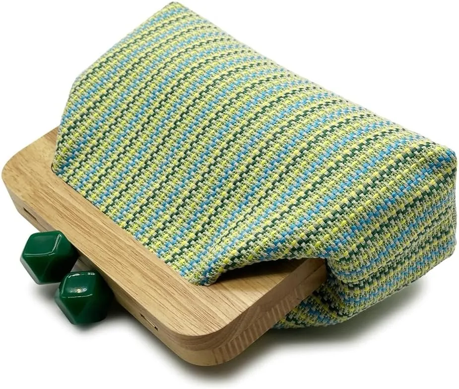 Molodo Clutch for Women Wooden Purses Handbag Crossbody Bag for Beach Summer Travel 2025
