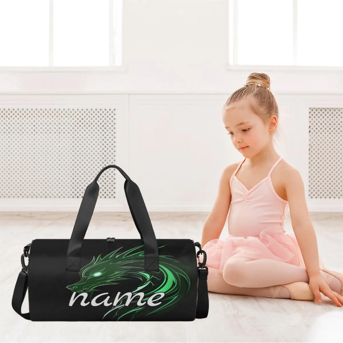 Monster Dragon Custom Duffel Bags Weekender Bags Custom Sport Duffel Bag Carry on Overnight Weekender Bag