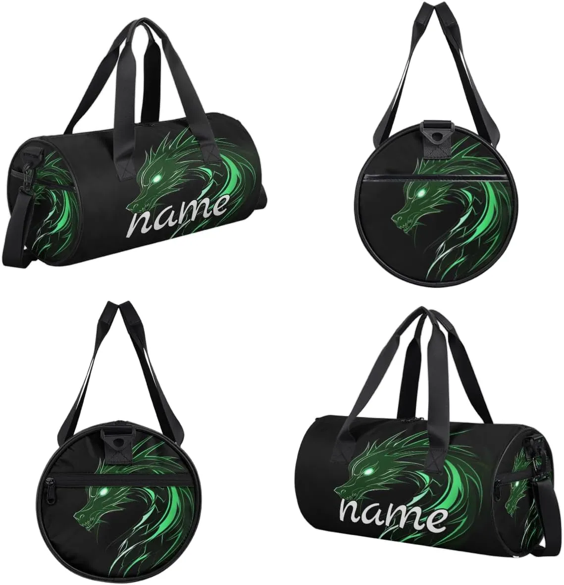 Monster Dragon Custom Duffel Bags Weekender Bags Custom Sport Duffel Bag Carry on Overnight Weekender Bag