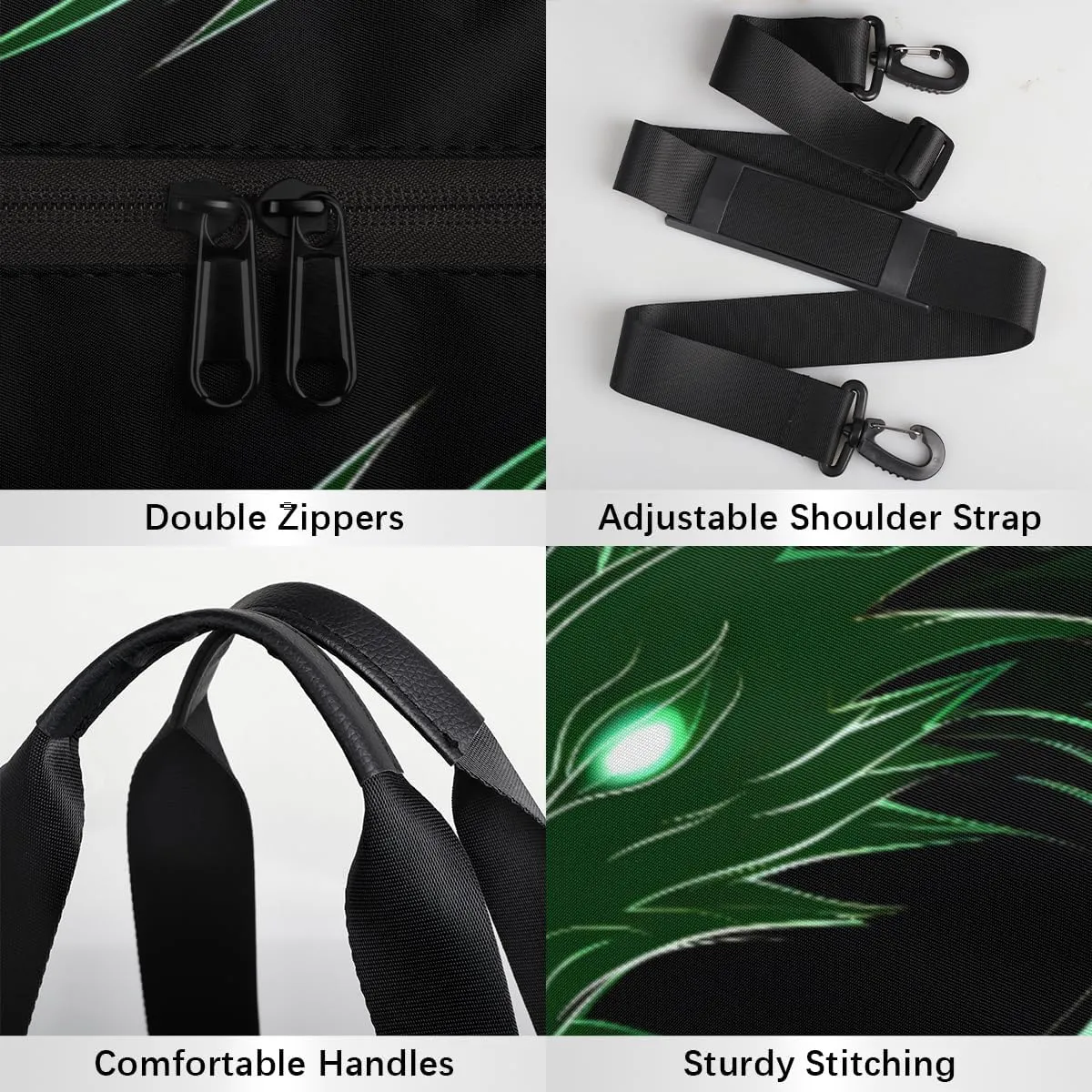 Monster Dragon Custom Duffel Bags Weekender Bags Custom Sport Duffel Bag Carry on Overnight Weekender Bag