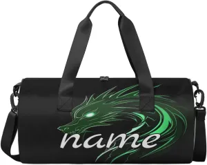 Monster Dragon Custom Duffel Bags Weekender Bags Custom Sport Duffel Bag Carry on Overnight Weekender Bag