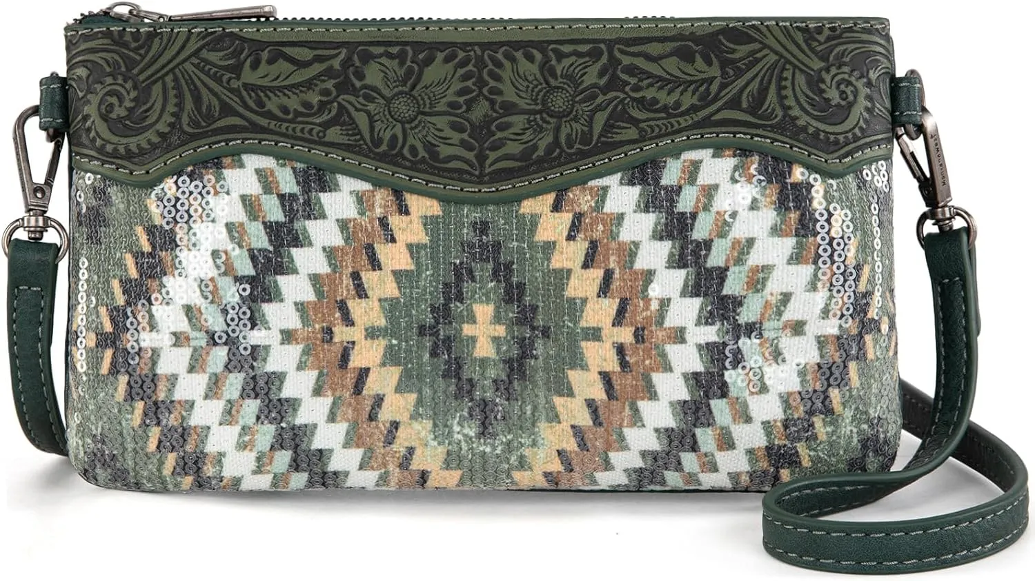 Montana West Crossbody Bags for Women Western Clutch Purses Cross Body Bag with Removable Strap