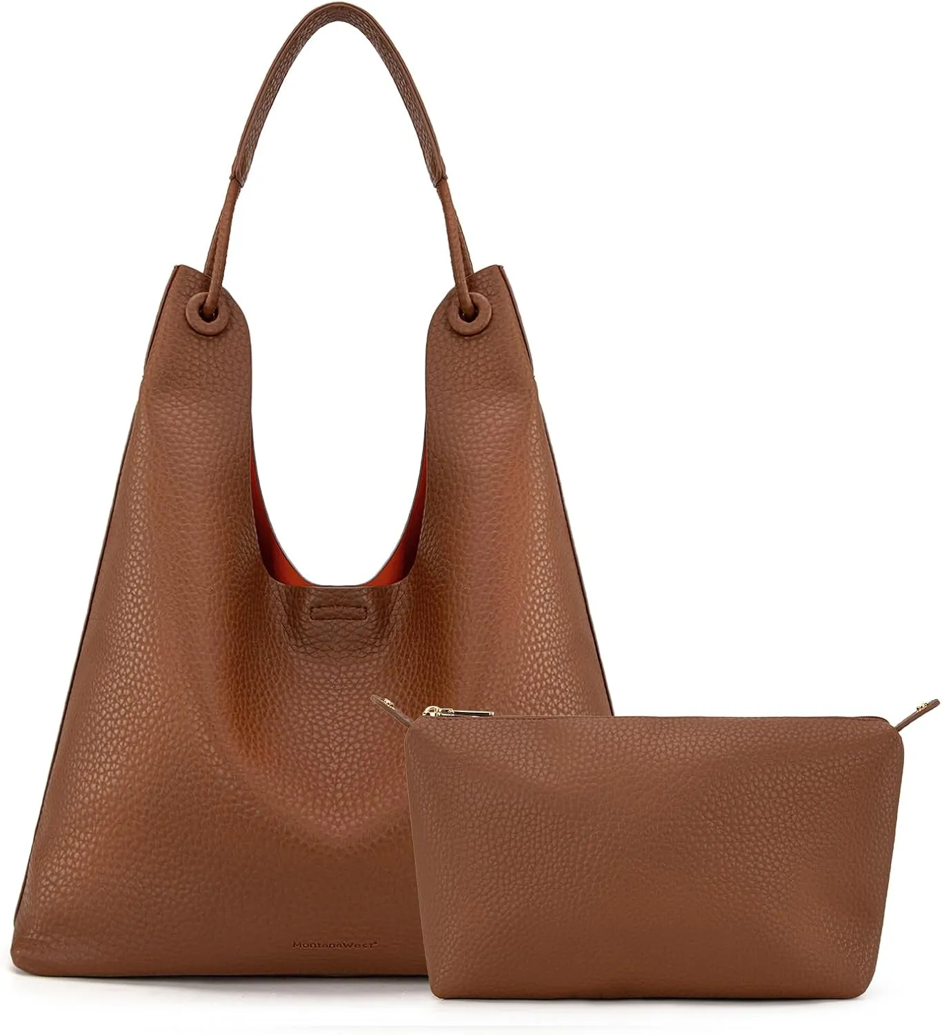 Montana West Hobo Bag for Women Shoulder Purse Handbags with Detachable Makeup Bag
