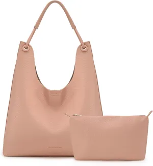 Montana West Hobo Bag for Women Shoulder Purse Handbags with Detachable Makeup Bag