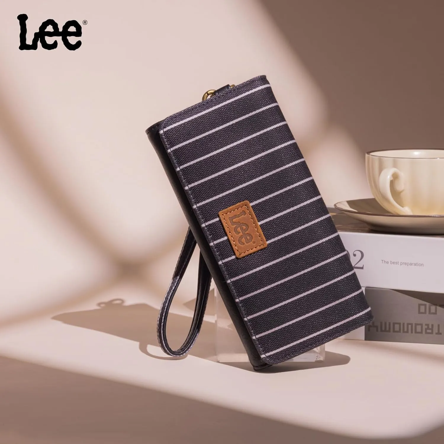 Montana West × Lee Trifold Womens Wallets RFID Blocking Long Wallet Card Holder Clutch Wristlet for Women