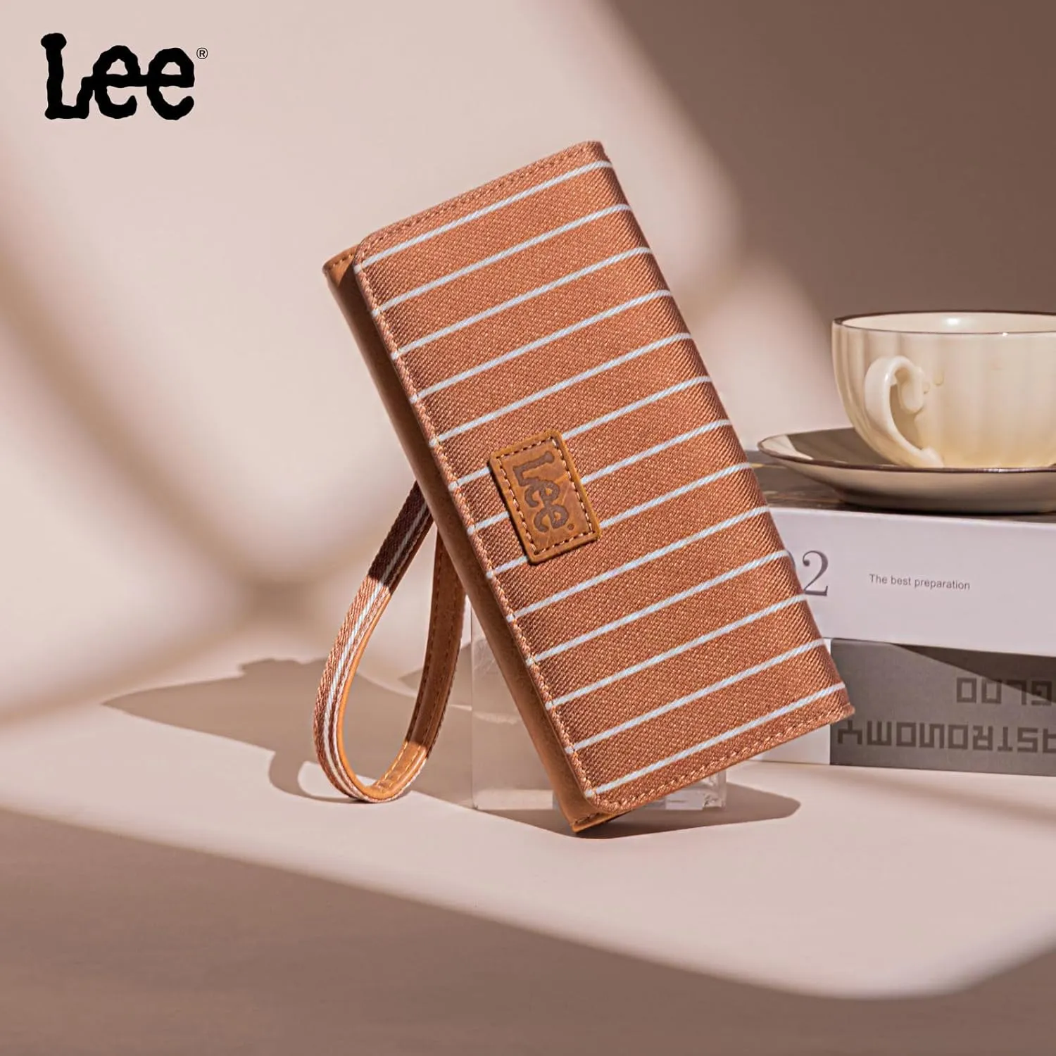 Montana West × Lee Trifold Womens Wallets RFID Blocking Long Wallet Card Holder Clutch Wristlet for Women