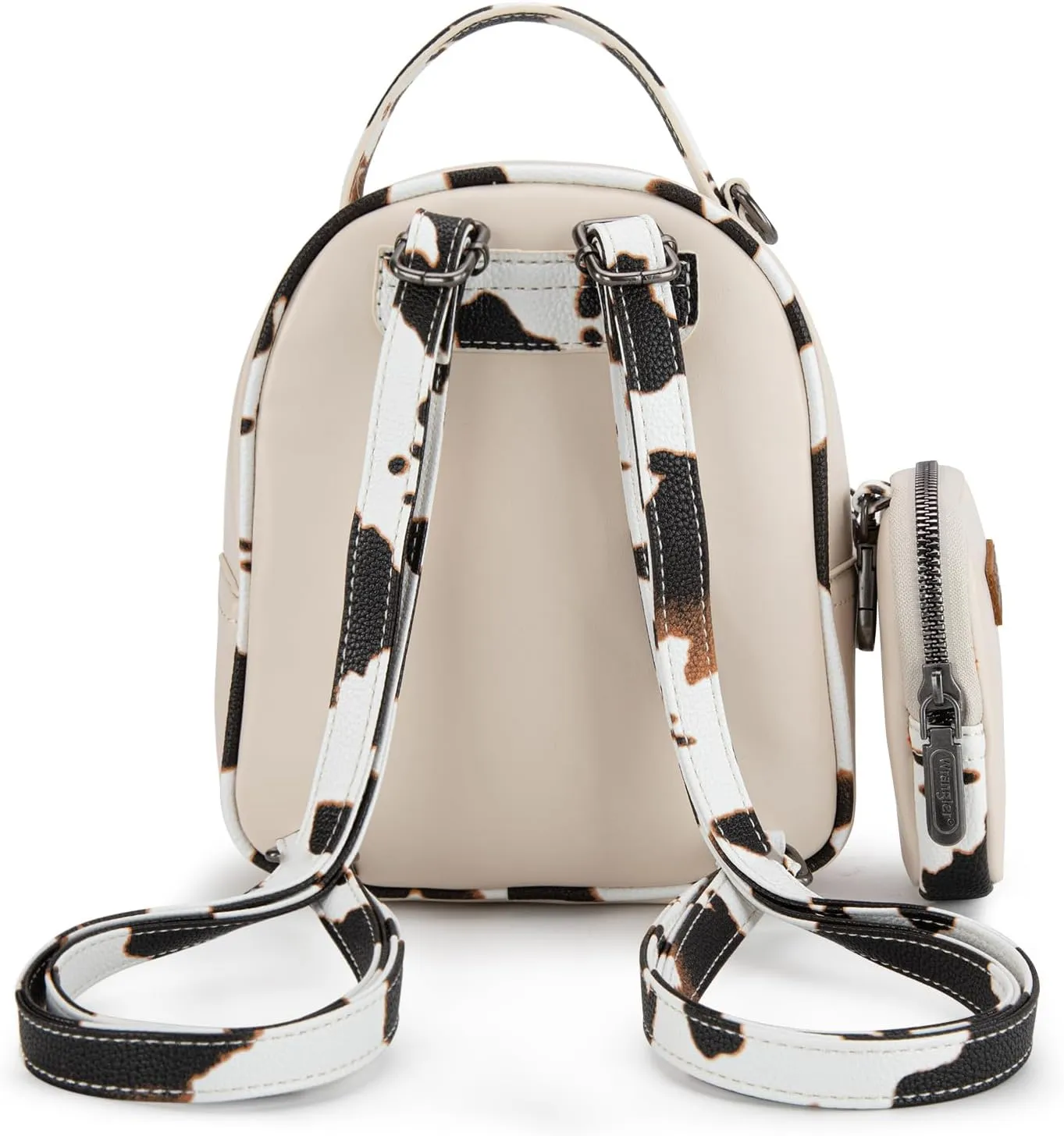 Montana West Wrangler Mini Backpack Cute Cow Print Backpack Purse for Girls and Women WG102-8600TN