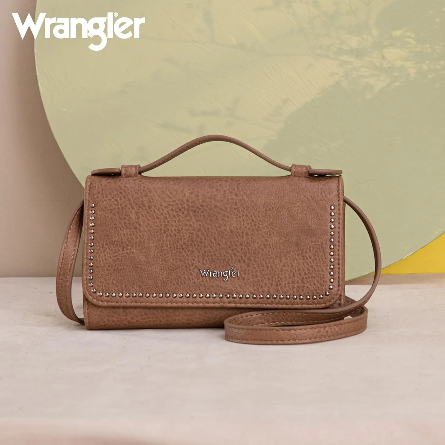 Montana West Wrangler Trifold Womens Wallets Rfid Blocking Clutch Wallets for Girls Ladies Western Crossbody Wallets with Coin Pocket and Card Holder