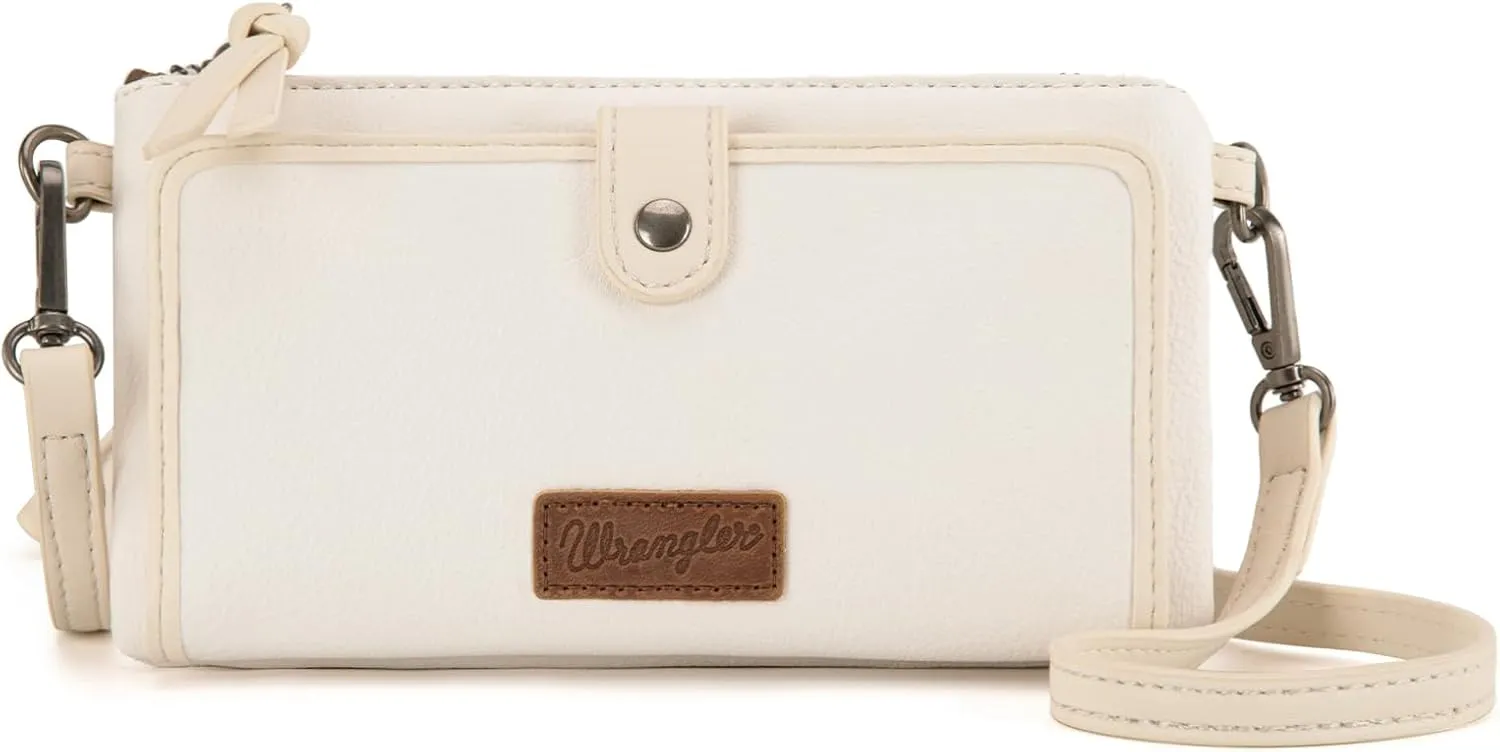 Montana West x Wrangler Crossbody Wallet Purse for Women Clutch Purse with Card Holder Wallet