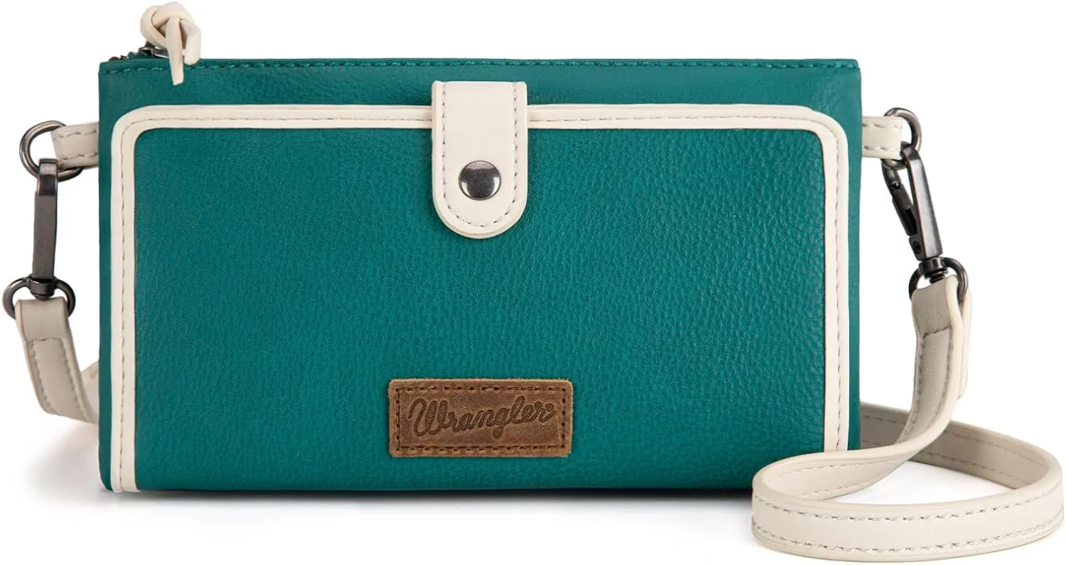 Montana West x Wrangler Crossbody Wallet Purse for Women Clutch Purse with Card Holder Wallet