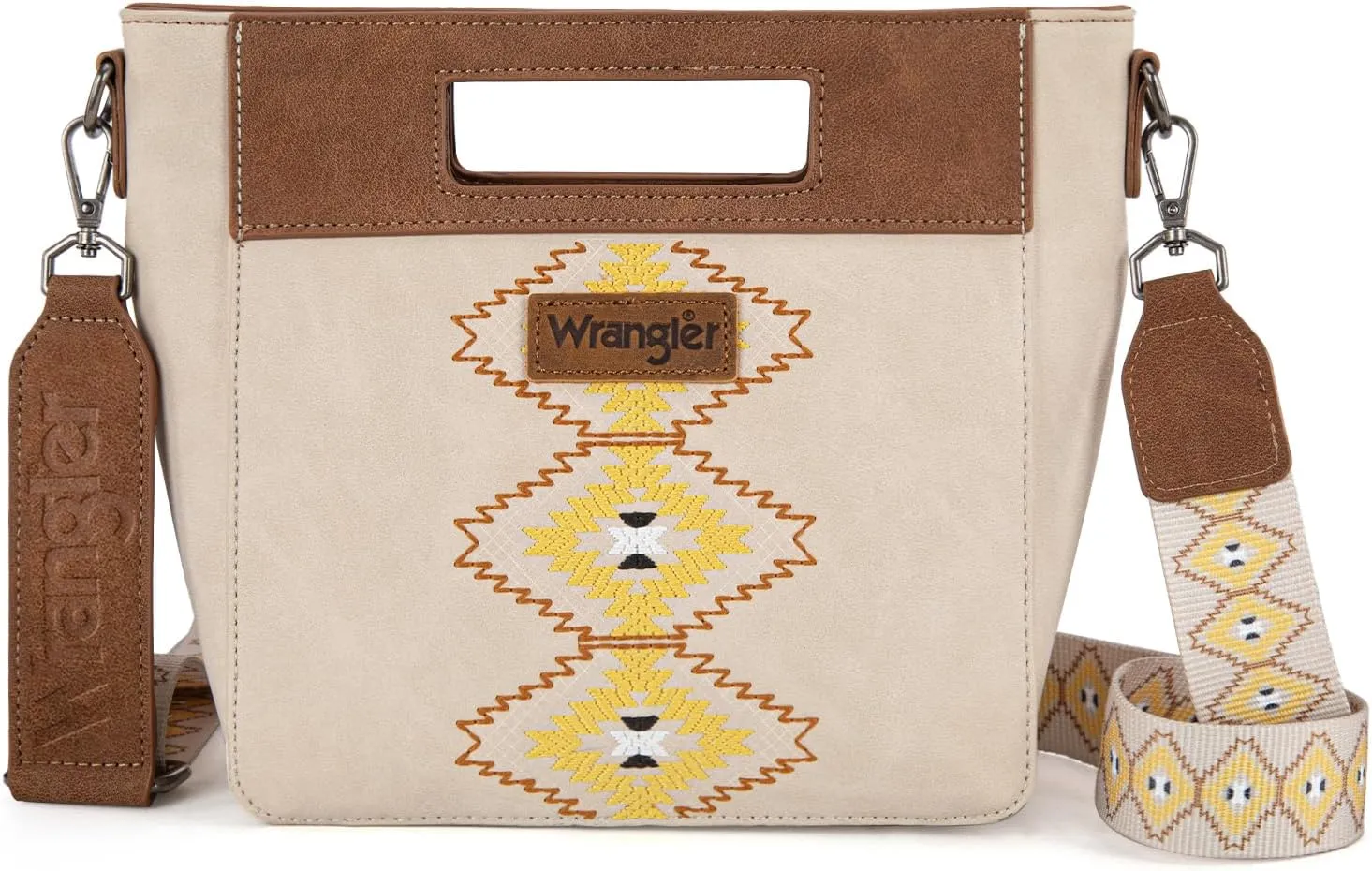 Montana West x Wrangler Wallet for Women Credit Card Wallet Ladies & Small Aztec Satchel Handbags with Crossbody Strap
