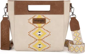 Montana West x Wrangler Wallet for Women Credit Card Wallet Ladies & Small Aztec Satchel Handbags with Crossbody Strap